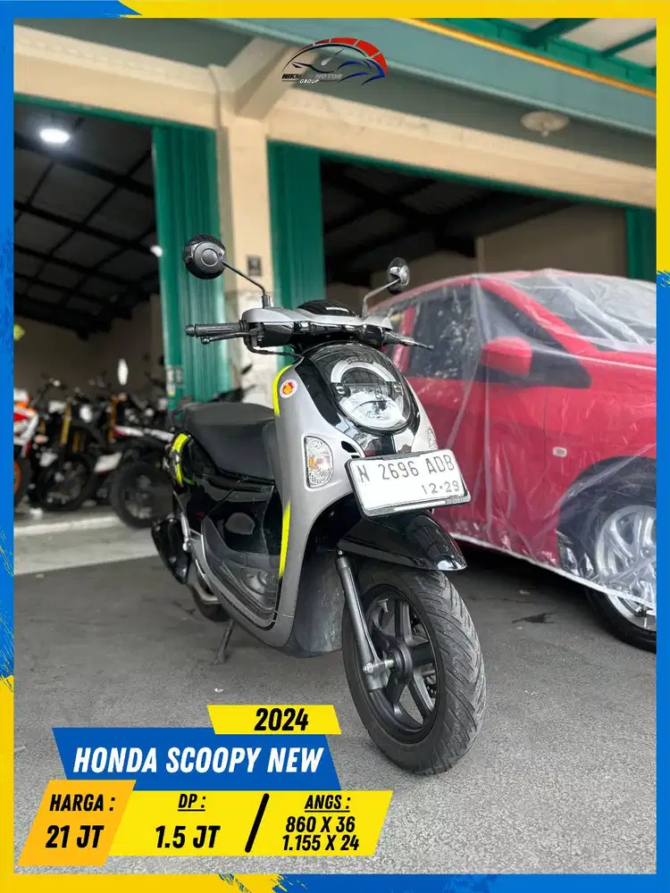 HONDA SCOOPY NEW 2024 LIKE NEW MASZEHH HIKMAH MOTOR KEPUH