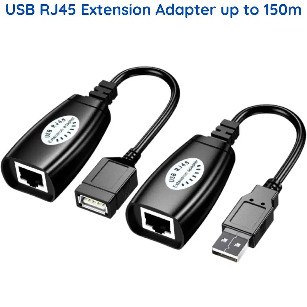 USB RJ45 Extension Adapter up to 150m