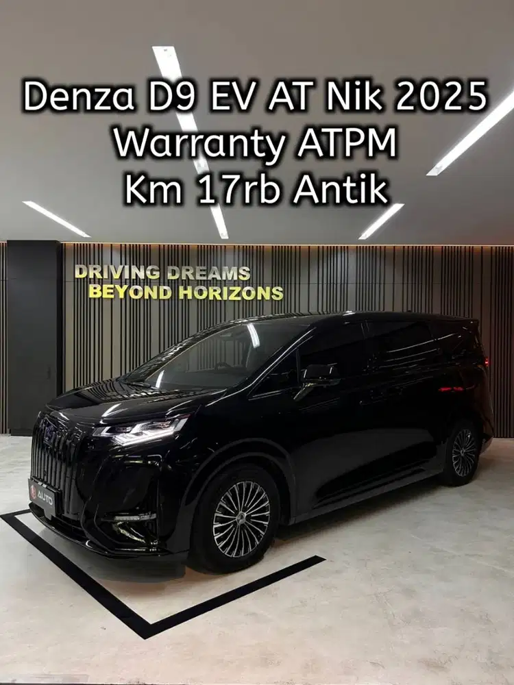 Denza D9 EV AT 2026 Hitam Km17rb B411TO Nik 2025