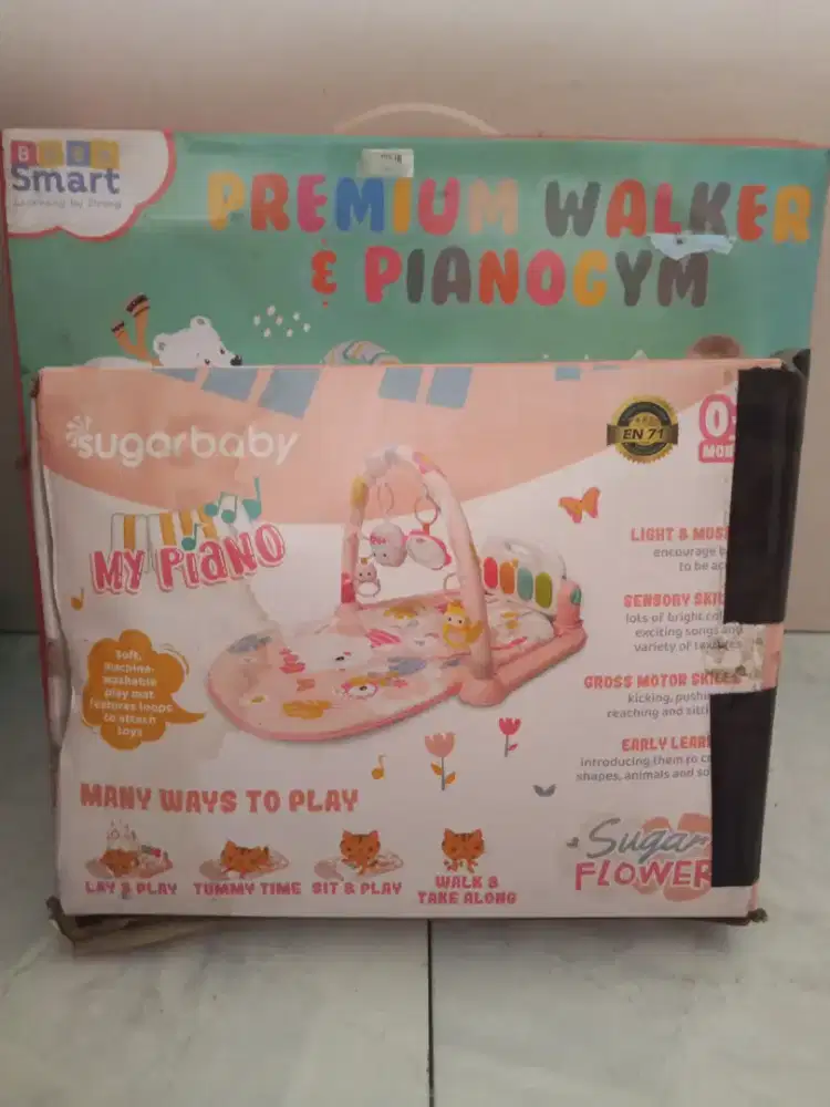 Premium Walker, Piano Gym, Baby Bather