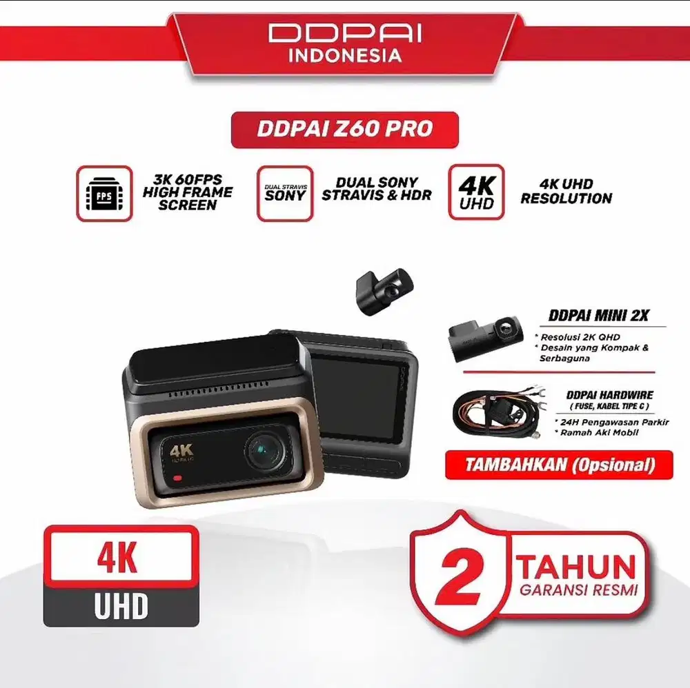 Dashcam DDPAI Z60 Pro (Bekas)