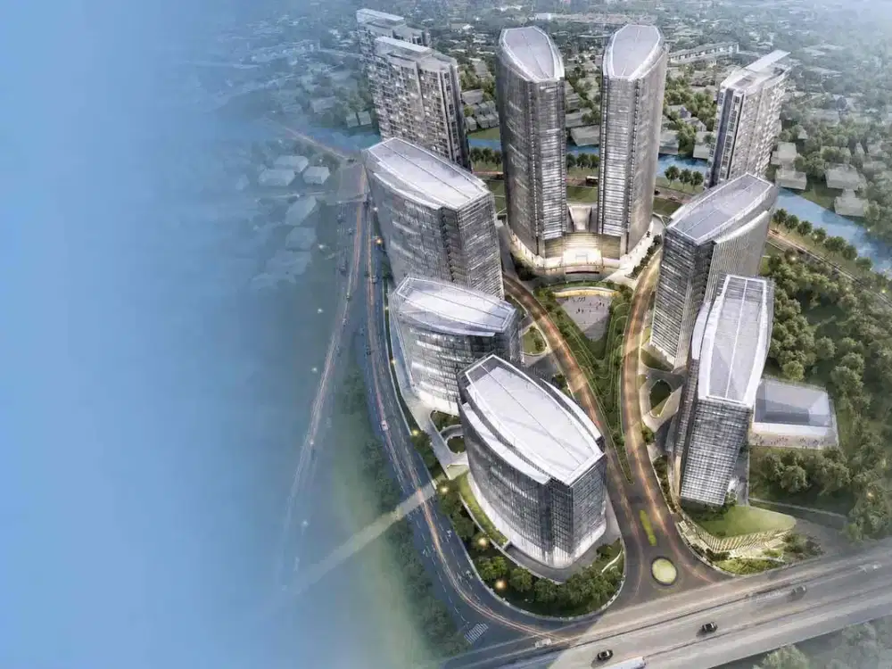 Jual Office Gandeng 581m2 Cocok Bisnis Virtual/Service Office di Tokopedia Care Tower, Ciputra Superblock