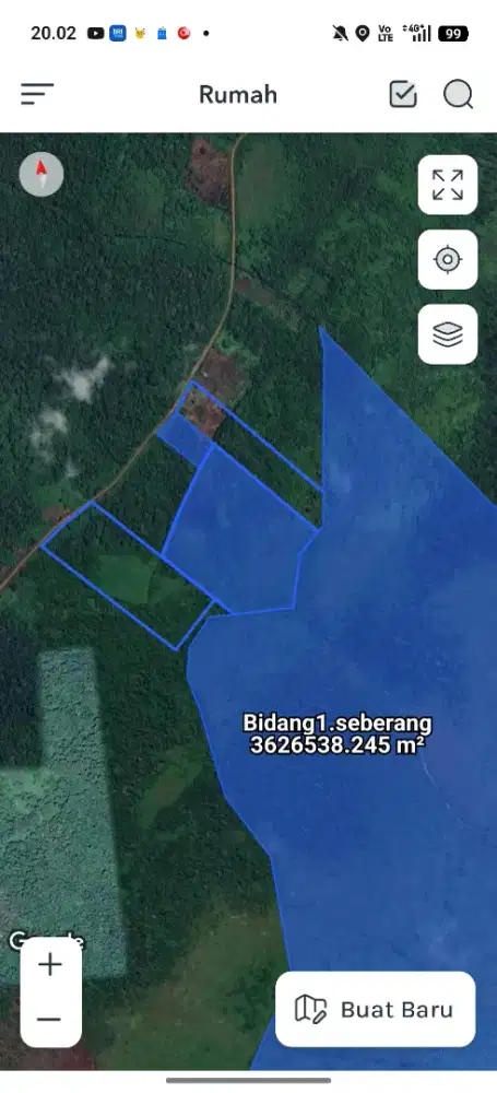 Dijual Lahan 20 jt/Ha