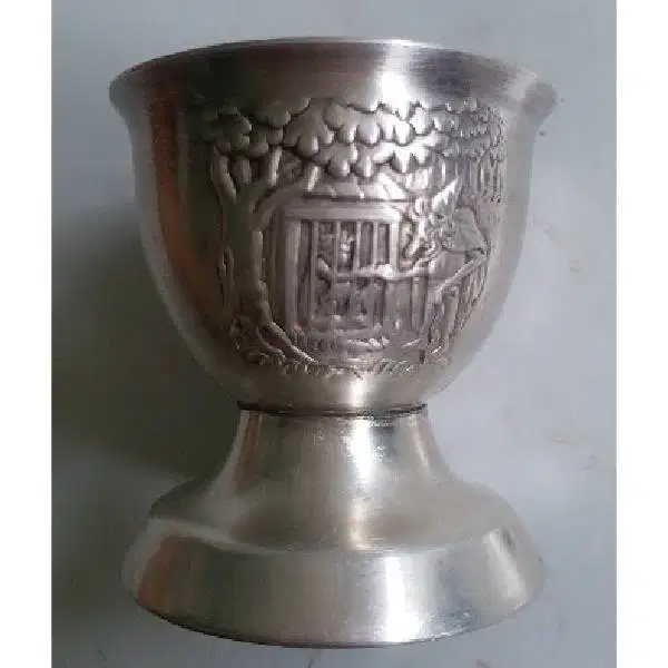 Cangkir antik tempat telor made in Holland GERO  90 dari perak 90