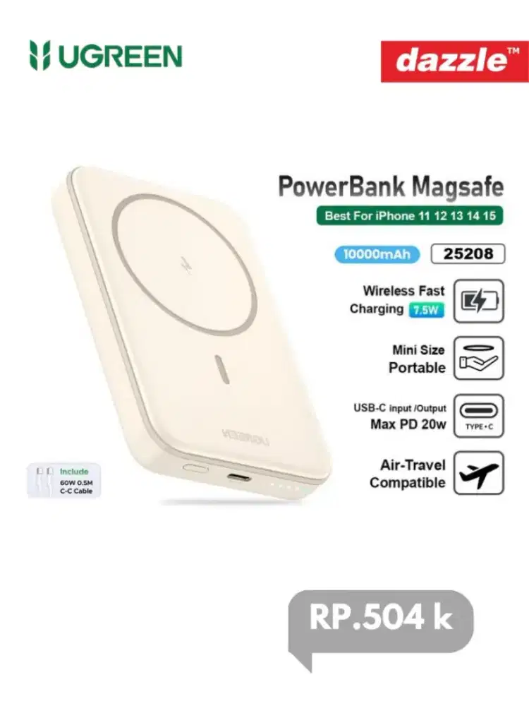Powerbank wireless 10K mAh 20W UGREEN
