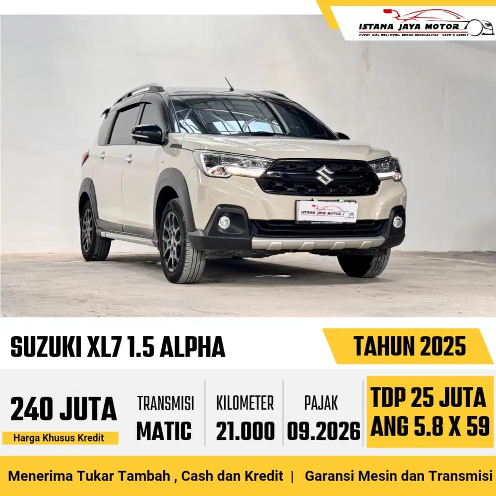 Suzuki XL7 Alpha Hybrid AT th 2025 #istana jaya motor
