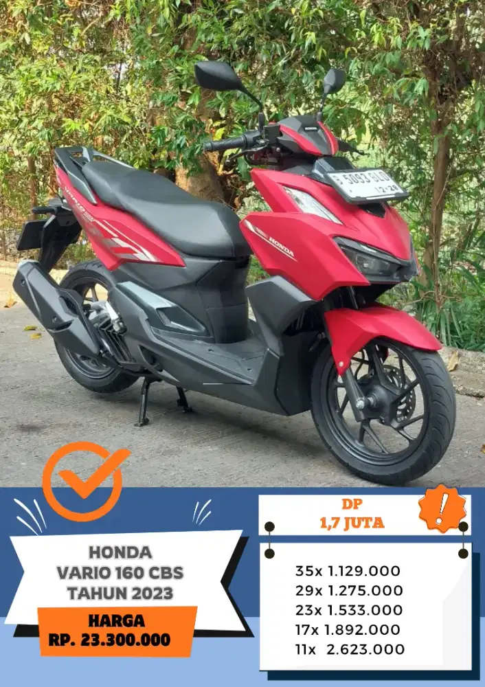 KM 9 Ribu!! Honda Vario 160 CBS Tahun 2023