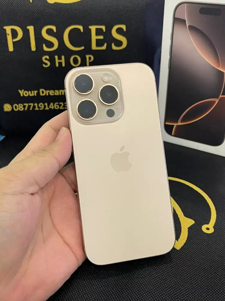 IPHONE 16 PRO 128 IBOX BH90 MULUS FULSET BKN 17
