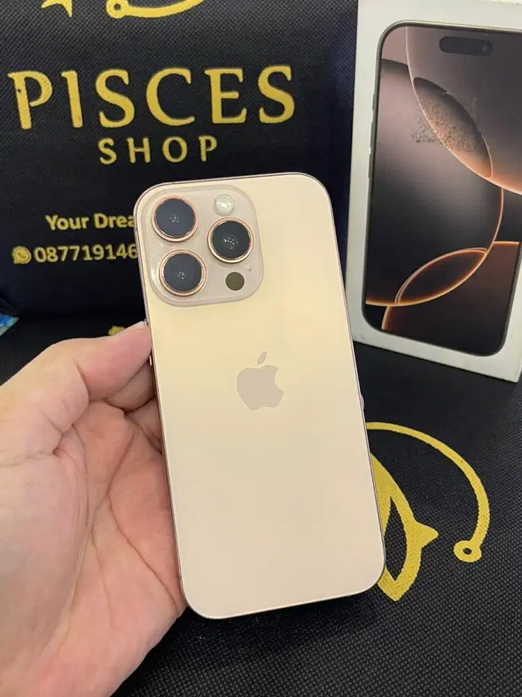IPHONE 16 PRO 256 DUAL SIM RESMI CUKAI FULSET ORI
