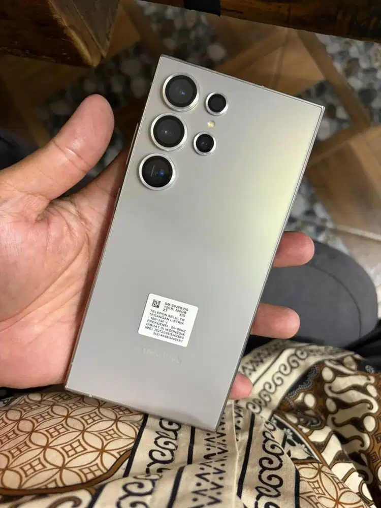 Samsung S24 Ultra resmi 12/256 msih bgus lngkp ori Tt masuk