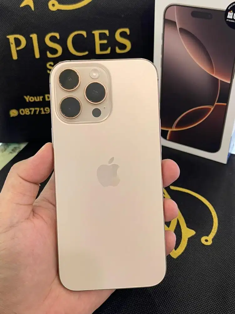 IPHONE 16 PRO MAX 256 IBOX BH90 MULUS FULSET BKN 17