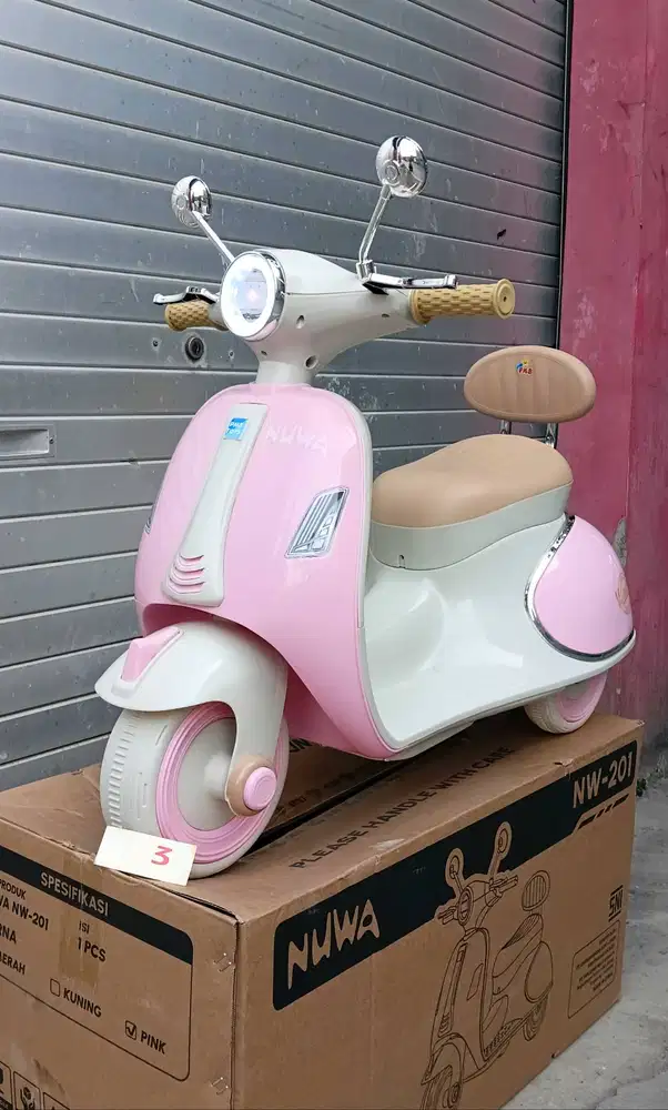 Mainan Motor Aki Anak Vespa NUWA 201