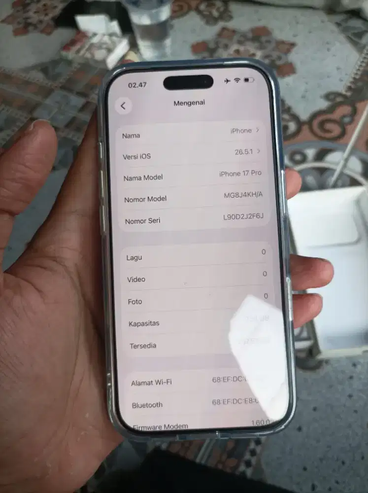 iphone 17 pro 256 resmi beacukai/ibox