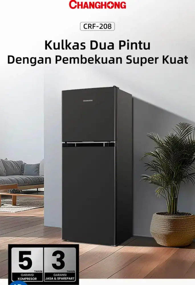 Kulkas 2 pintu Changhong