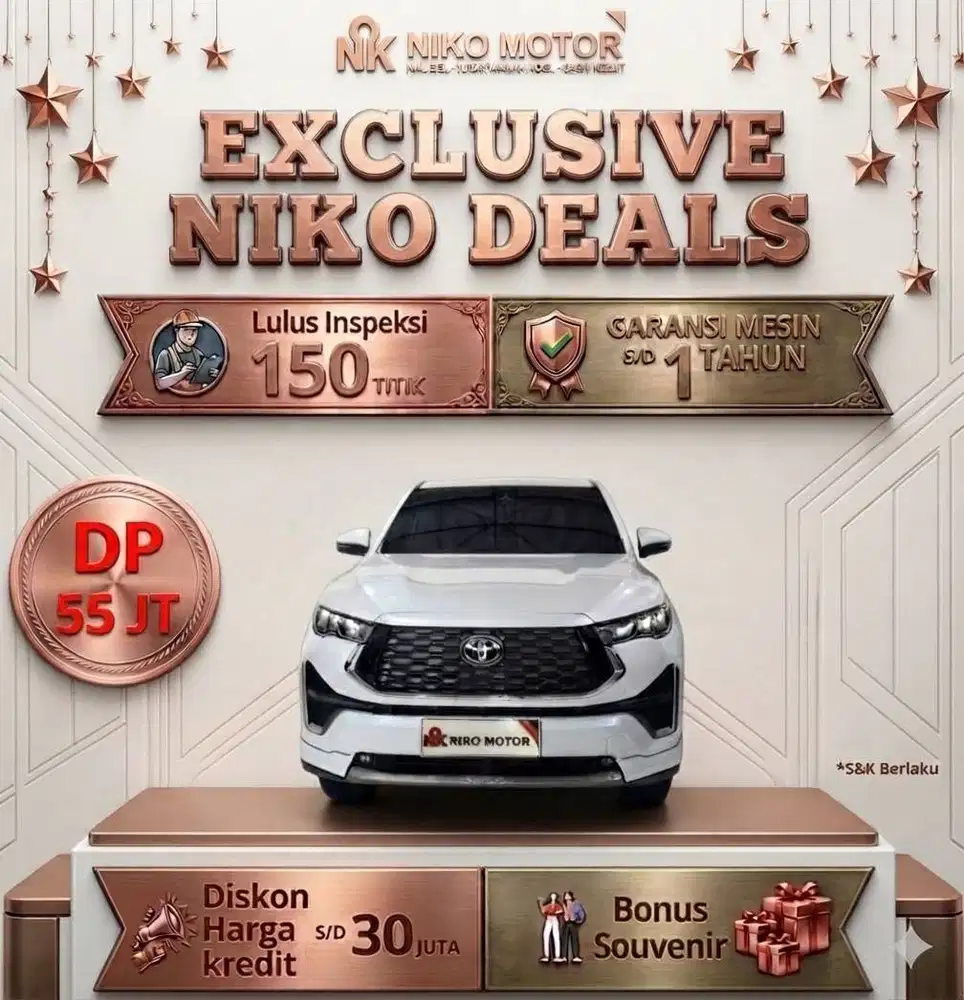 (SPT BARU KM17RB) INNOVA ZENIX Q HYBRID MODELISTA 2024 AT :2023|2025
