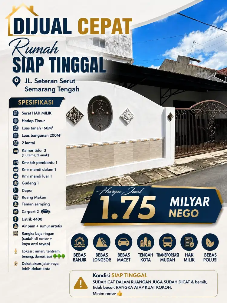 DIJUAL SETERAN SERUT MURAH DIBAWAH HARGA PASAR CEPAT SEGERA VIEW0