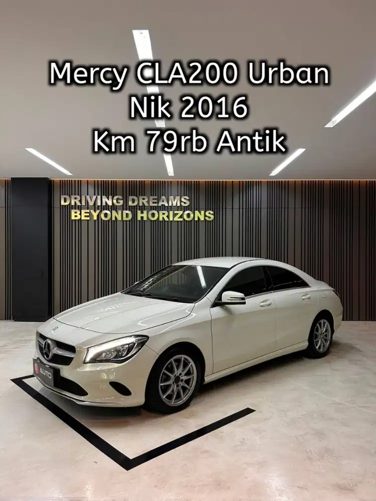 Mercedes Benz CLA200 AT 2016 Mercy CLA 200 Putih Km79rb B2681PBW