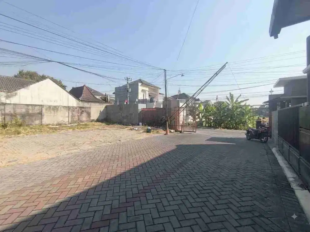 Dijual tanah kavling dlm cluster lingkungan bagus di Gedangan Solobaru