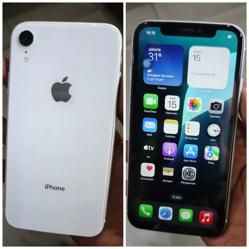 iPhone XR 128Gb inter sim bisa semua minus face id
