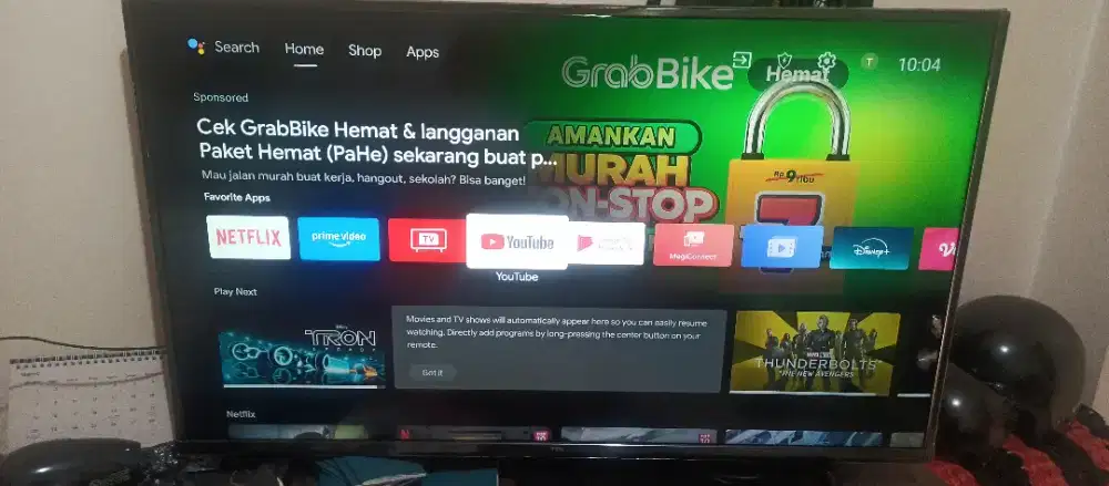 JUAL CEPAT TCL 43a8 kondisi mulus