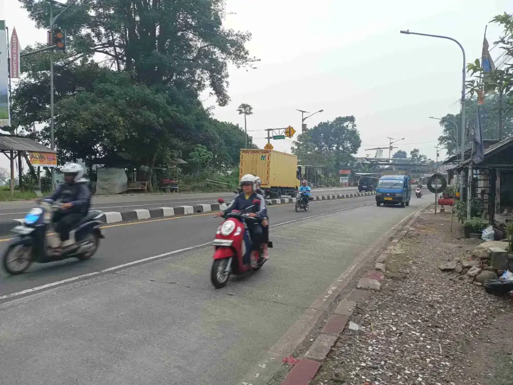 TANAH KOMERSIAL 3500 M² PINGGIR JALAN RAYA – AKSES JALAN NASIONAL DI KEMANG -BOGOR.