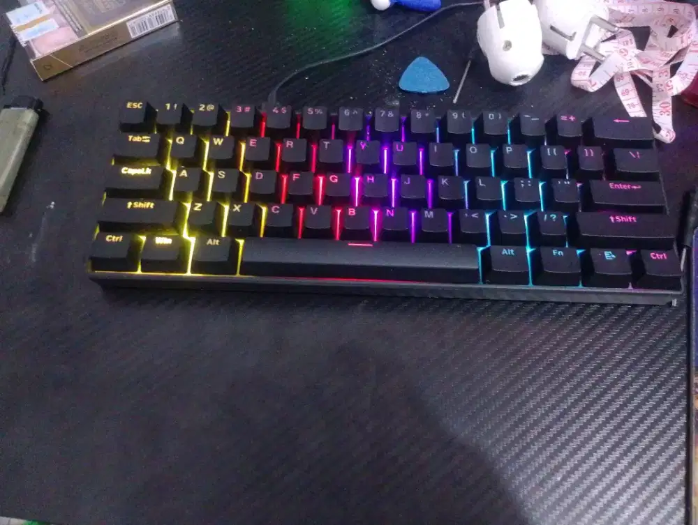 Fantech atom 61 keyboard baru 1bln