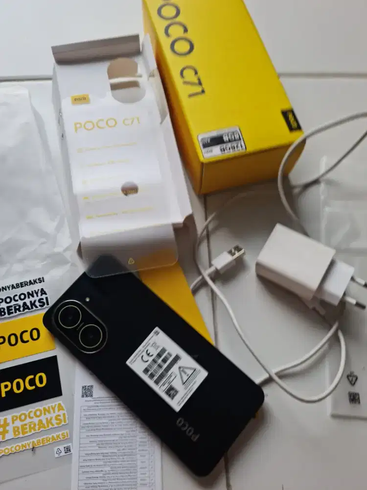 Poco C71 4/128GB Fullset Mulus