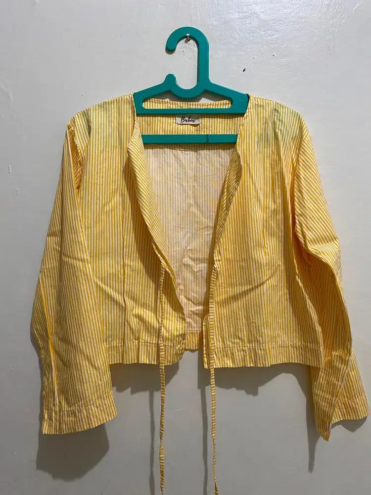 Stripe Outer Cardingan Wanita Korean Style