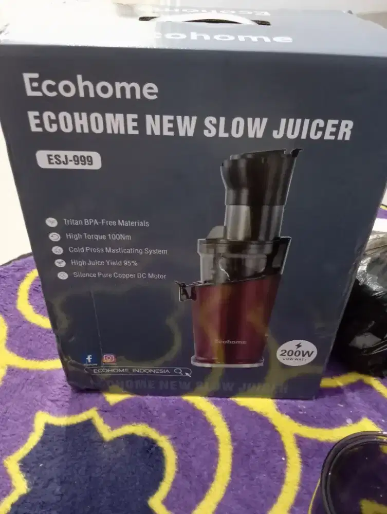Slow juicer ecohome