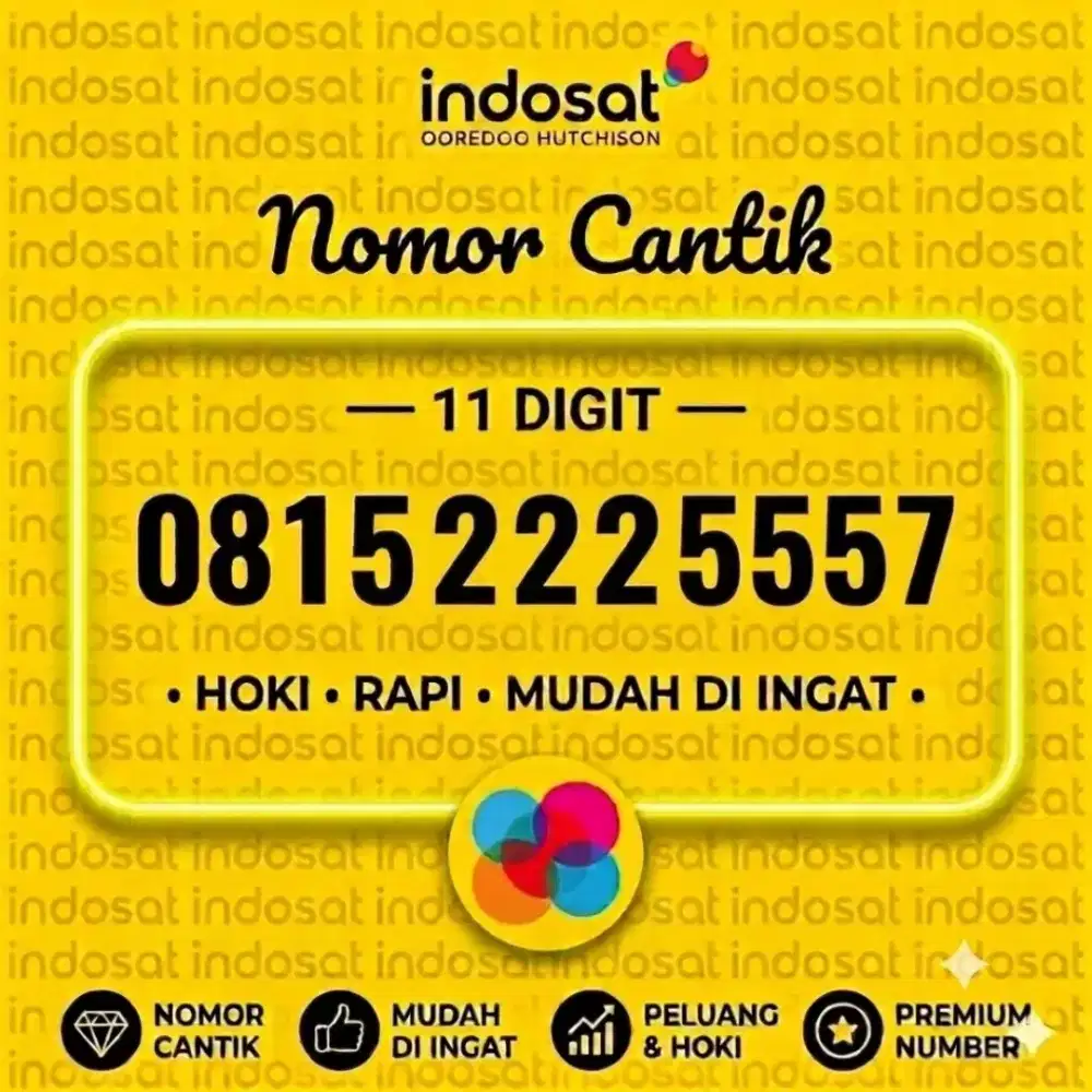 NOMOR CANTIK INDOSAT OOREDOO IM3 11DIGIT