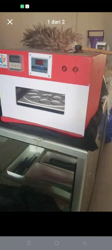 Mesin penetas telur kapasitas 20 telur