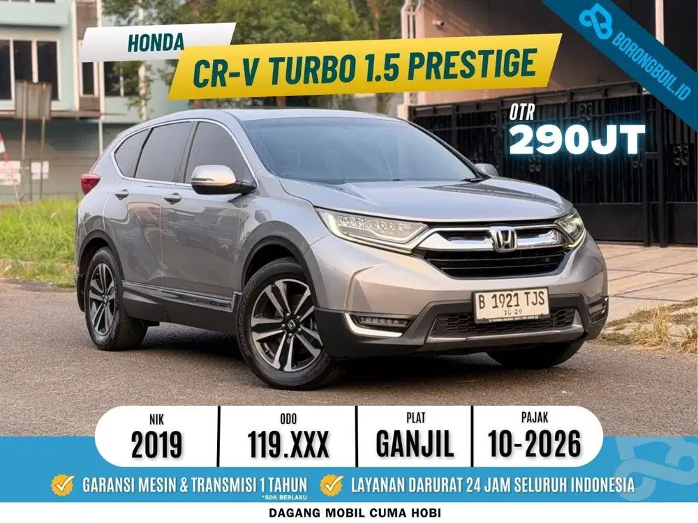 [PAJAK PANJANG] Honda CRV Turbo Prestige AT 2019 | CX-5 | Almaz |Tiggo