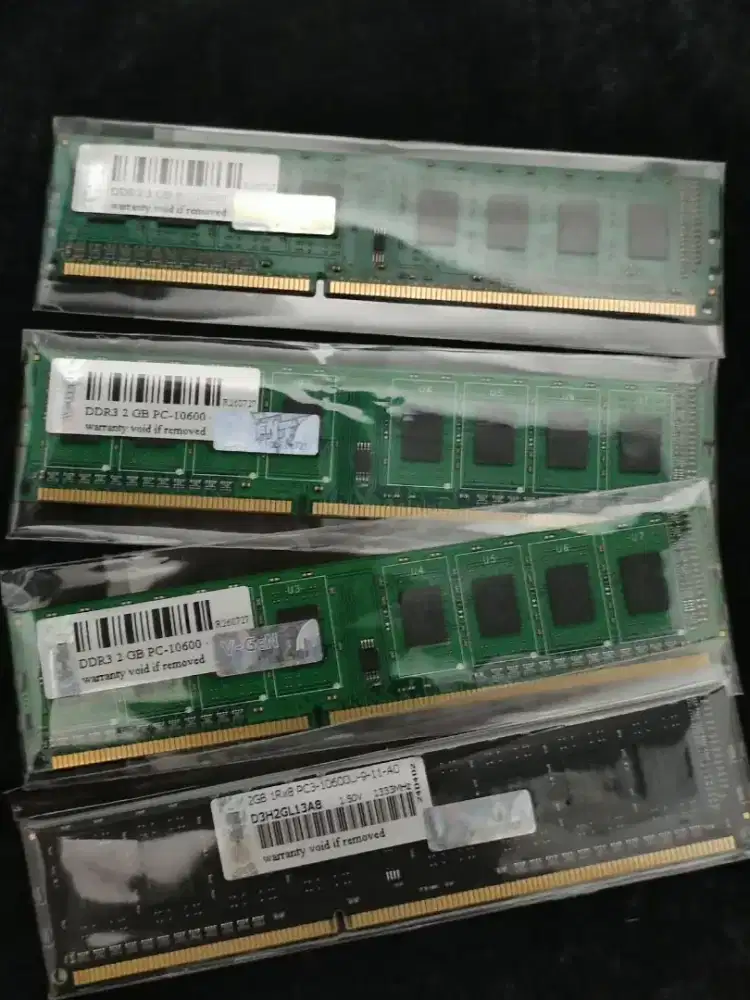 Memory PC baru, klaim garansi