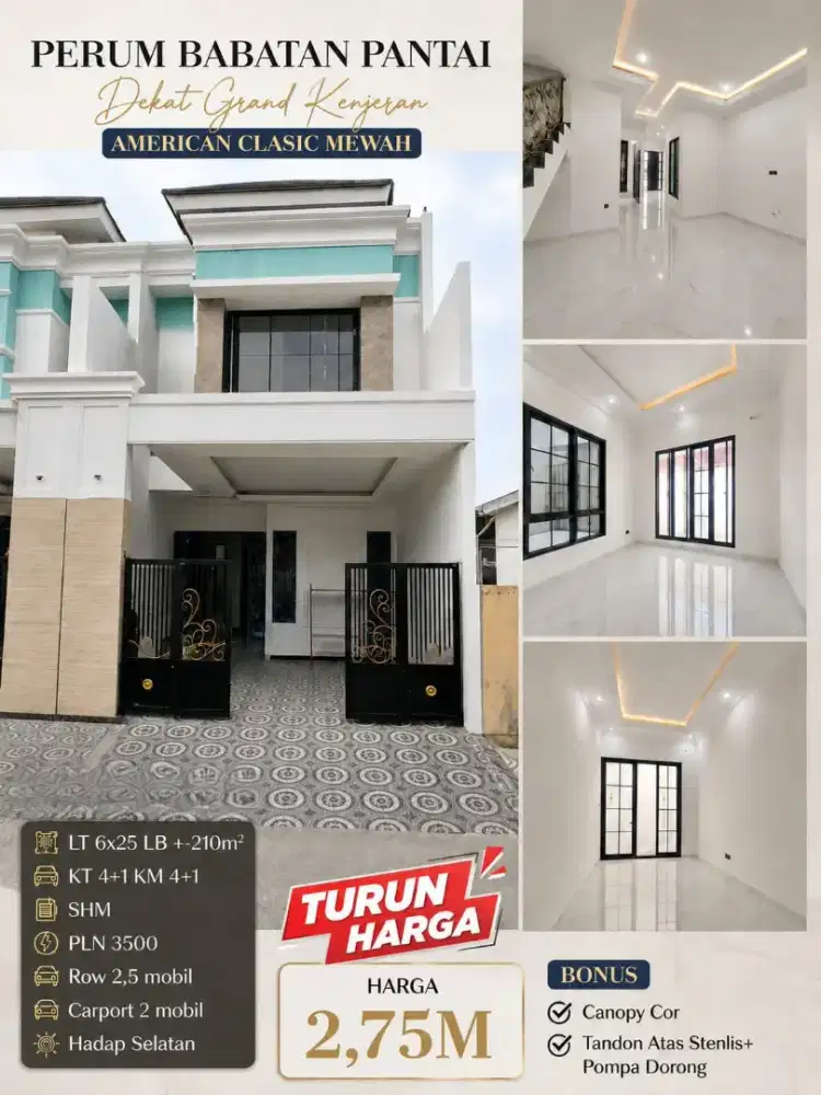 NEW HOUSE BABATAN PANTAI UTARA