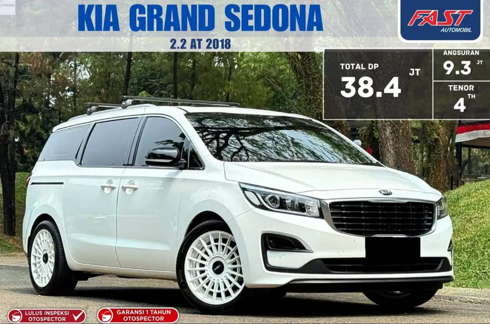 [BARCODE READY] KIA GRAND SEDONA 2.2 DIESEL 2018 KM.52RB PAJAK PANJANG