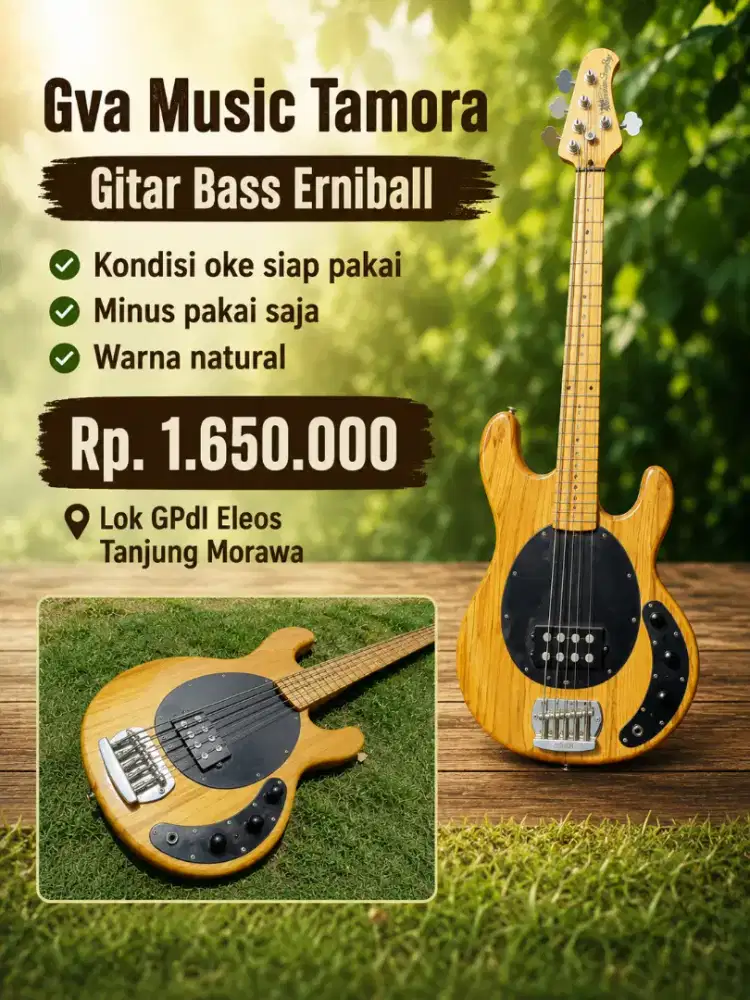 Gva Gitar Bass 5 senar