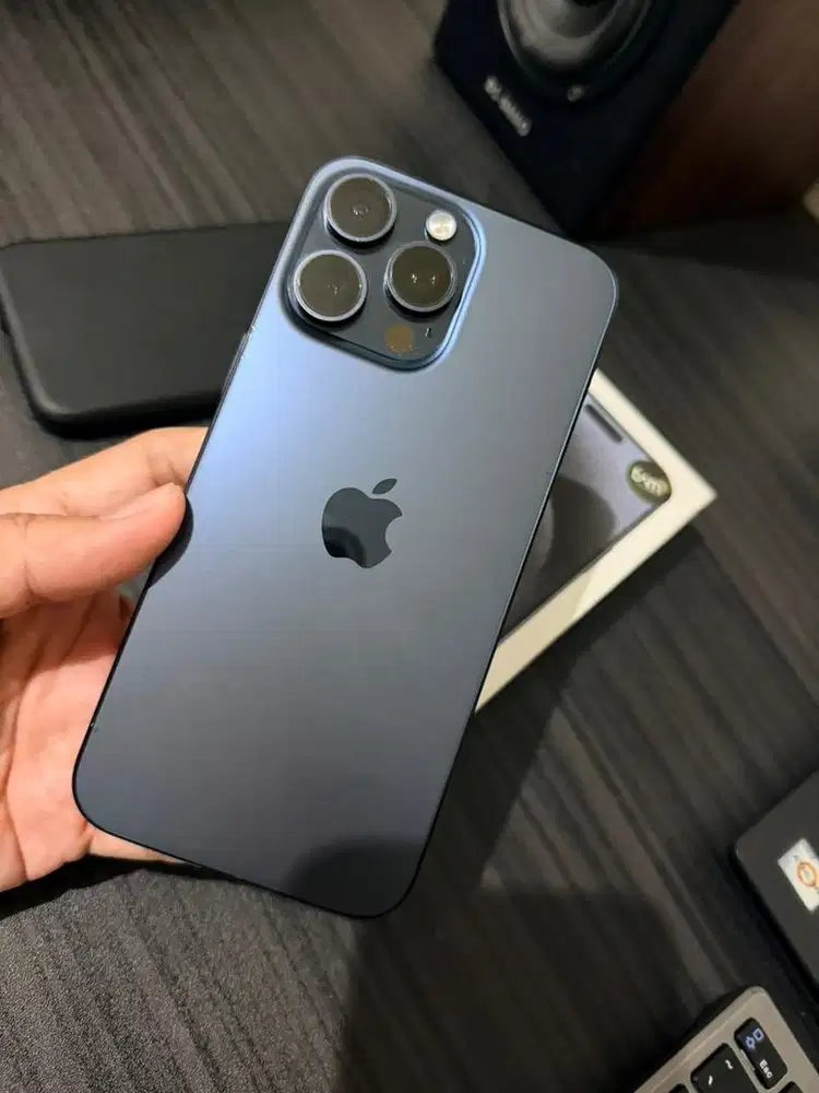 IPHONE 15 PROMAX 256 IBOX BLUE TITANIUM