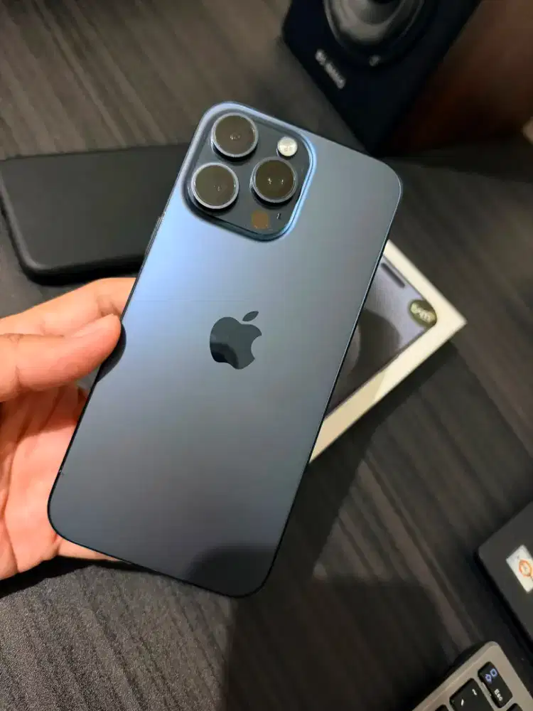 IPHONE 15 PROMAX 256 IBOX BLUE TITANIUM