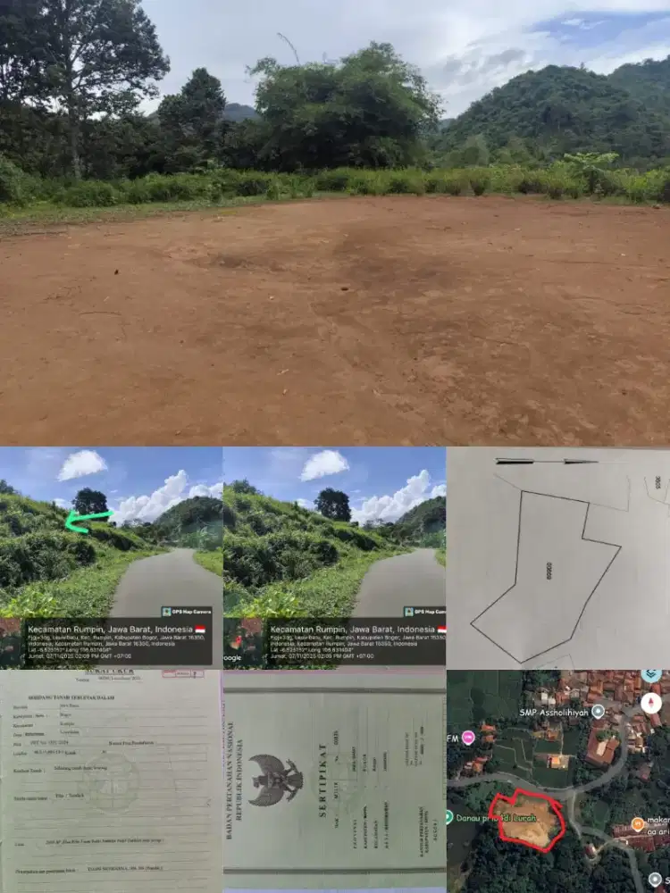 Di jual lahan murah strategis surat SHM