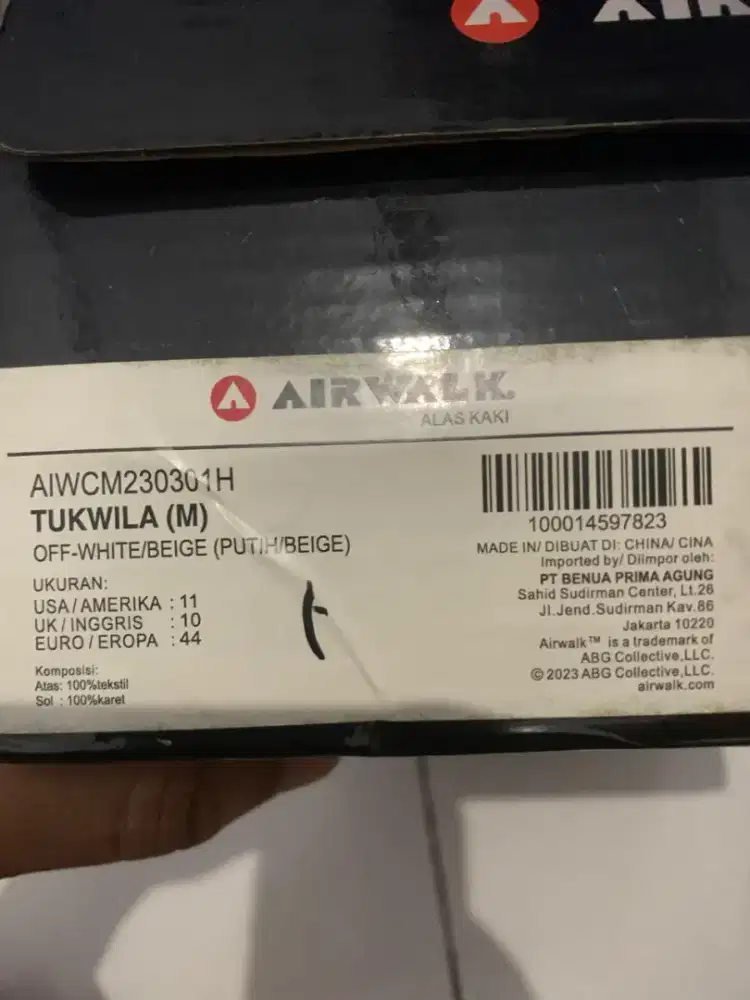 Sepatu AirWalk casual sz 44