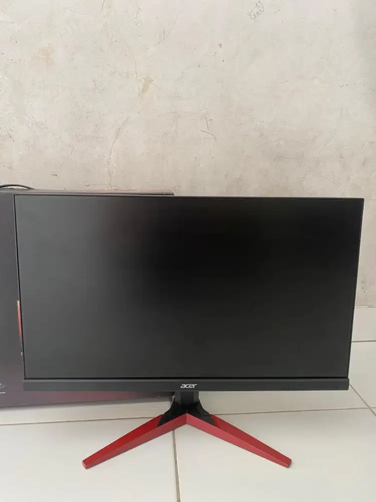 Monitor Komputer Acer 25 inch 144 hz Mulus Lengkap