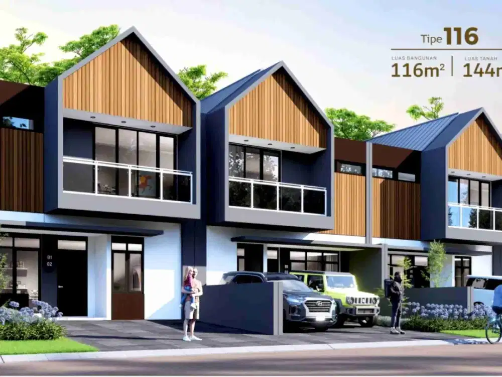 Rumah Royal Spring 8×18 Type boulevar Makassar