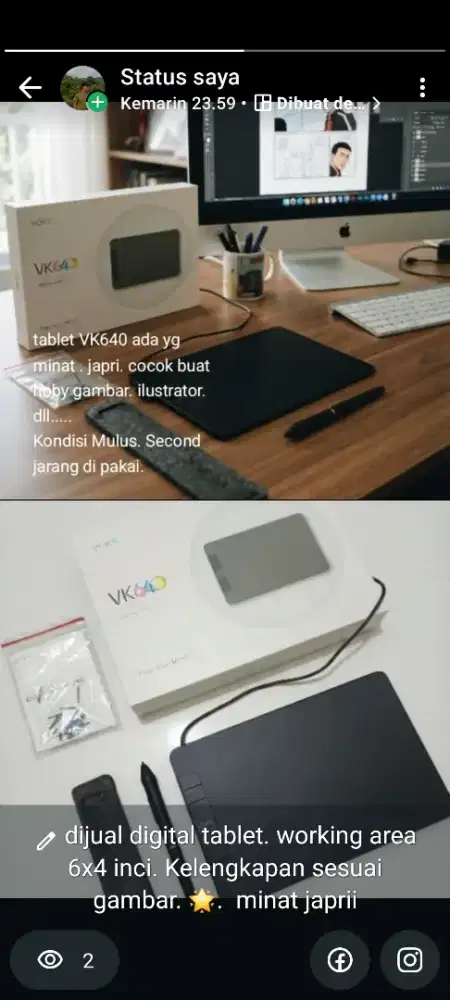 Tablet Digital Drawing Veik