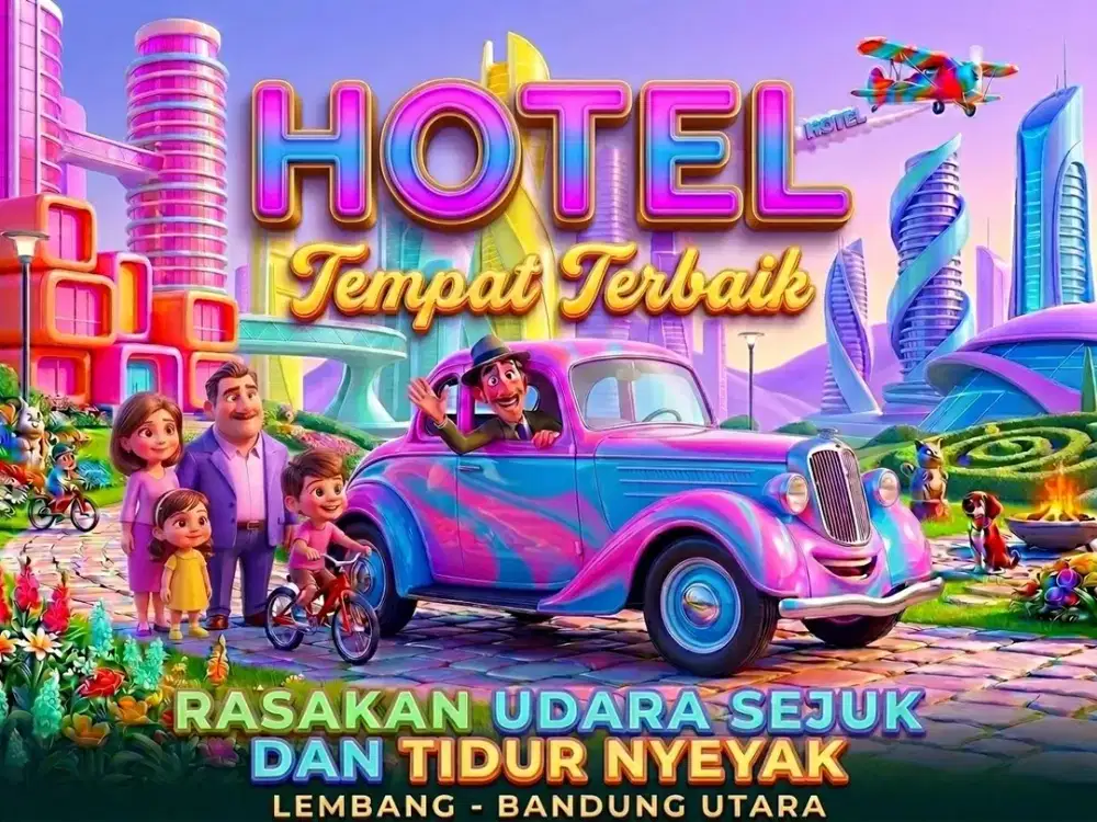 JUAL HOTEL DI LEMBANG, SETIABUDI, CIDADAP, BANDUNG UTARA.