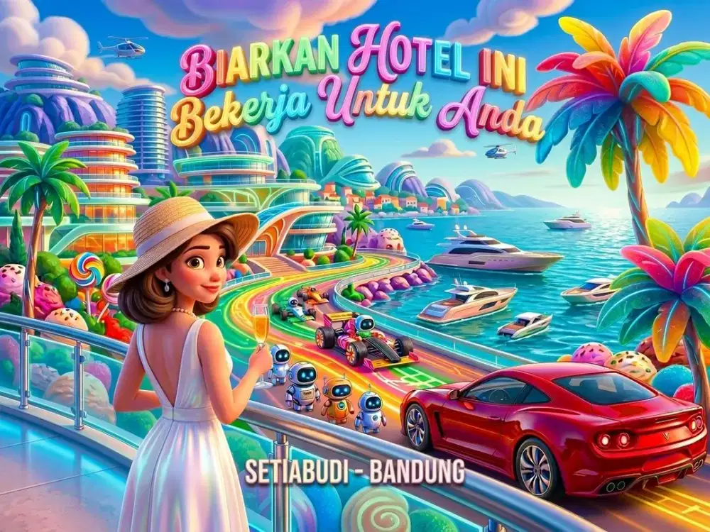 JUAL HOTEL DI SETIABUDI, CIPAGANTI, CIHAMPELAS, BANDUNG UTARA.