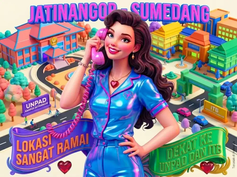 JUAL TANAH DI JATINANGOR, CIBIRU, CILEUNYI, SUMEDANG.