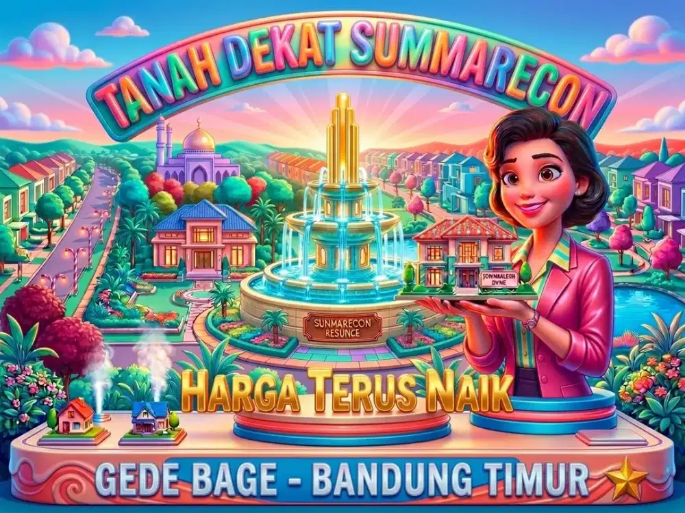 JUAL TANAH DEKAT SUMMARECON BANDUNG, GEDEBAGE, DARWATI, CIWASTRA, BANDUNG TIMUR.