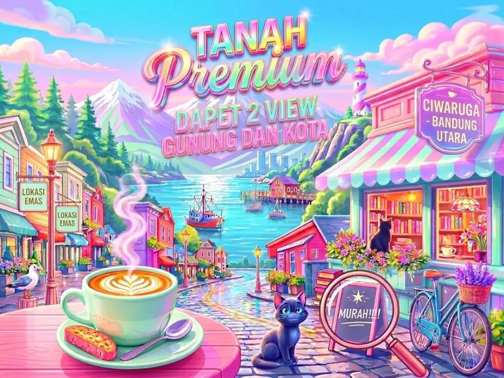 JUAL TANAH DI CIWARUGA, GEGERKALONG, BANDUNG UTARA.