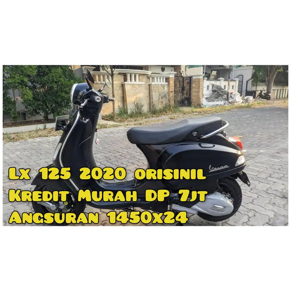 Lx 125cc 2020 Hitam Glossy km40rb Orisinil