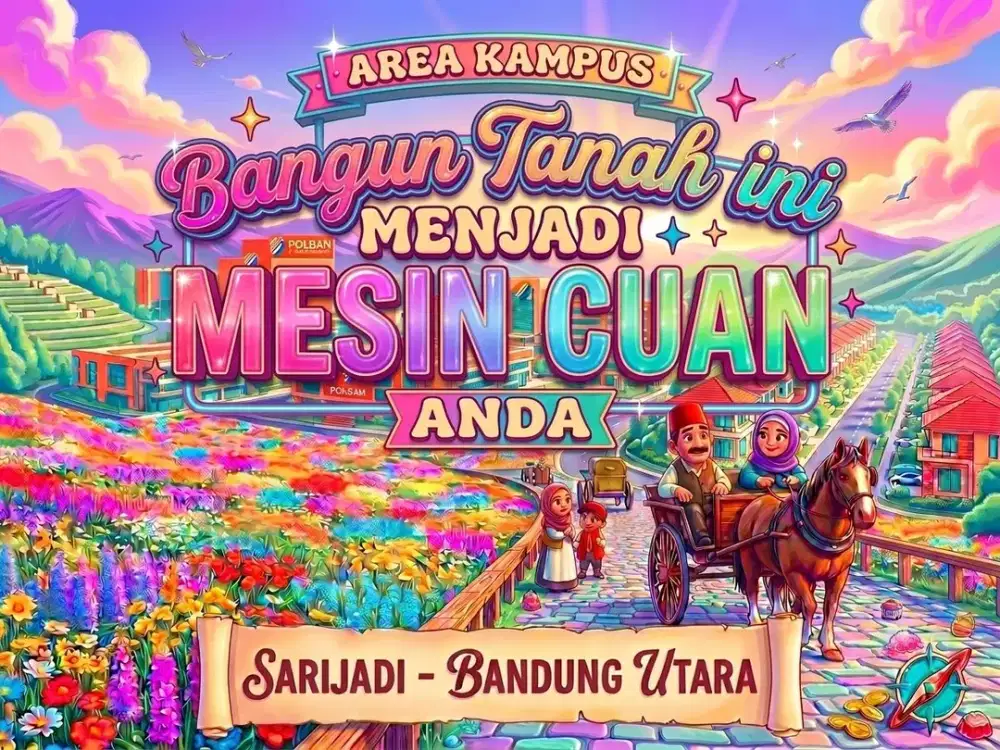 JUAL TANAH DI SARIJADI, SETRADUTA, PASTEUR, BANDUNG KOTA.